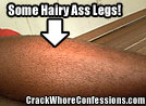 Hairy Legs Ebony Whore Sucking Dick